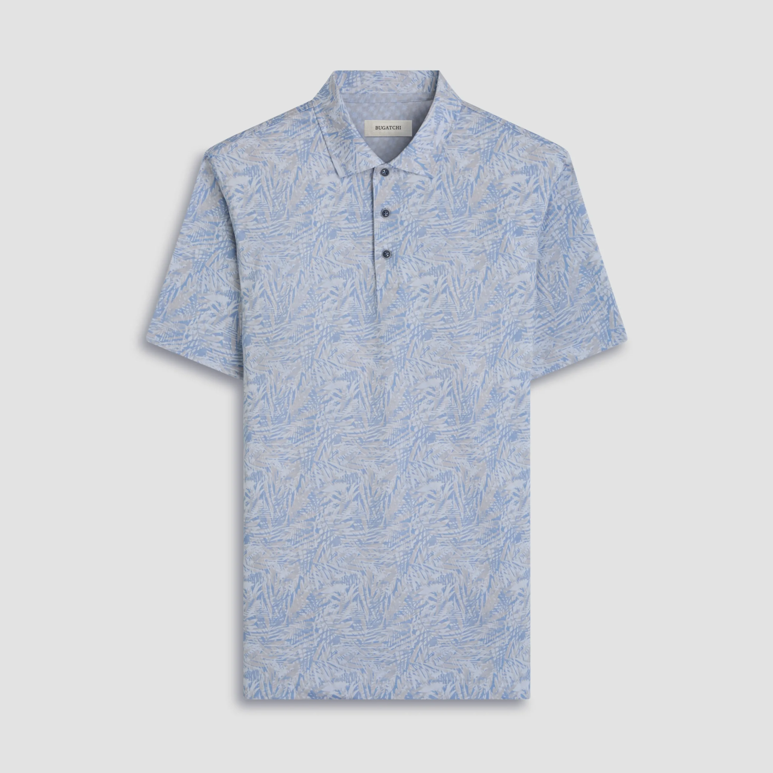 Vincent Double-Sided Leaf & Palm OoohCotton Polo Shirt