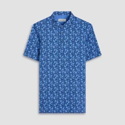 Vincent Double-Sided Leaf & Solid OoohCotton Polo Shirt