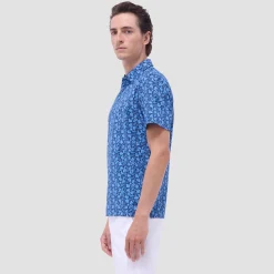 Vincent Double-Sided Leaf & Solid OoohCotton Polo Shirt
