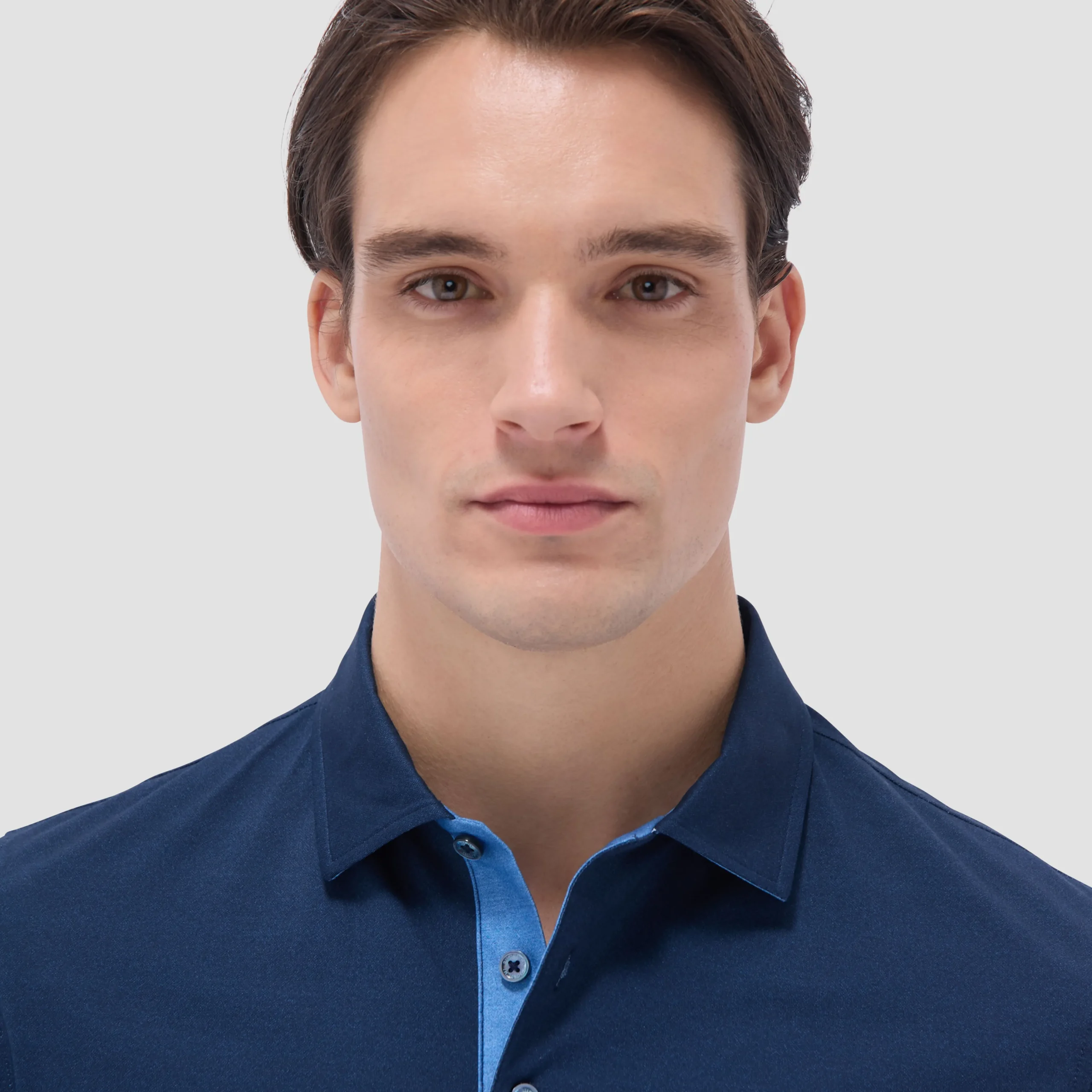 Vincent Double-Sided Solid OoohCotton Polo Shirt