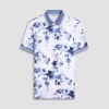 Watercolor Floral Polo Shirt