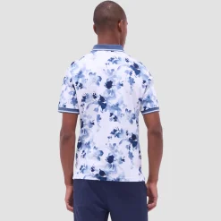 Watercolor Floral Polo Shirt