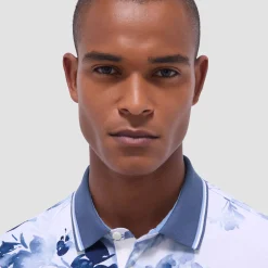 Watercolor Floral Polo Shirt