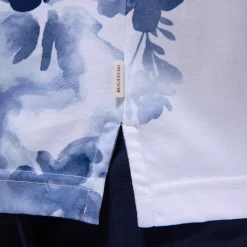Watercolor Floral Polo Shirt