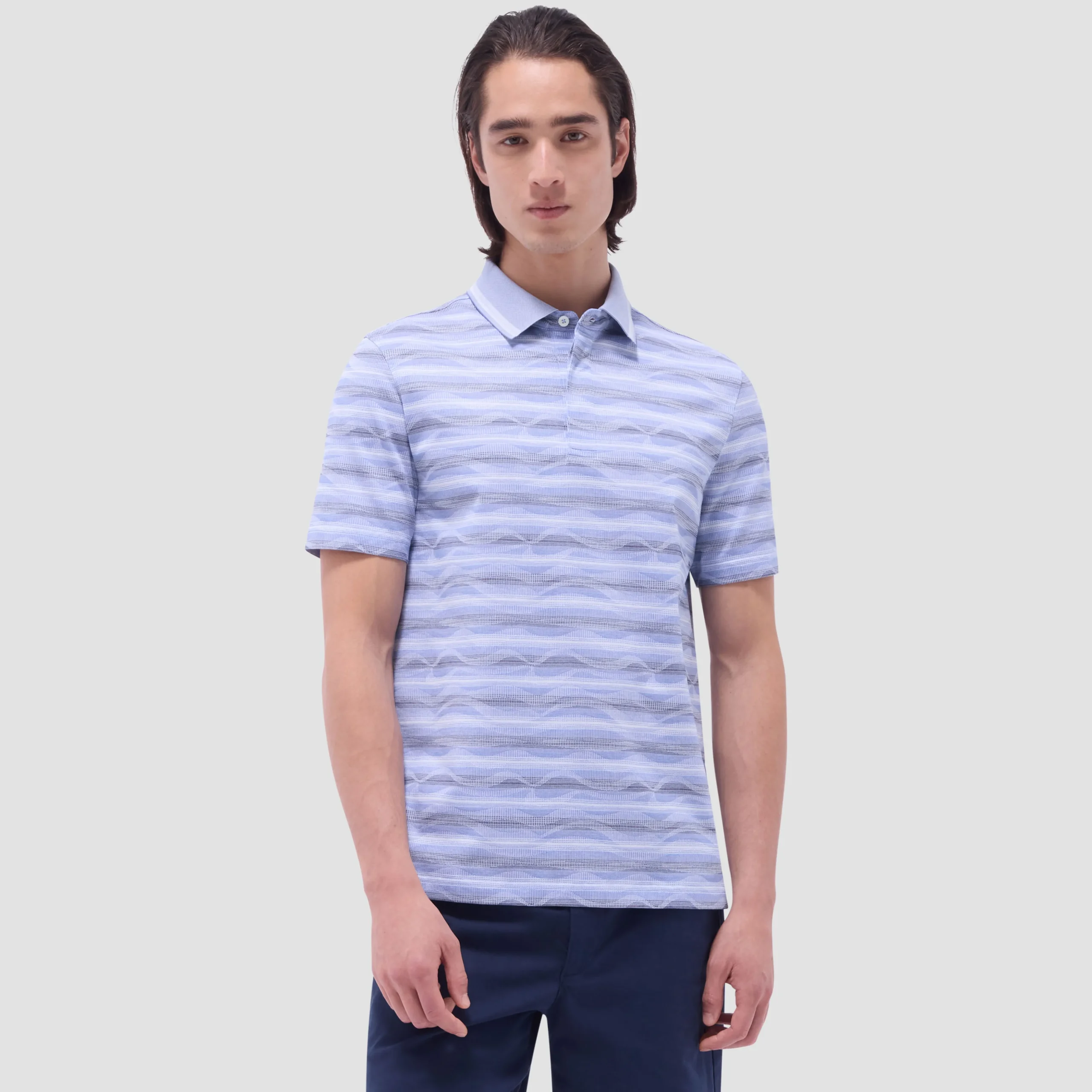 Wave Bird's Eye Polo Shirt