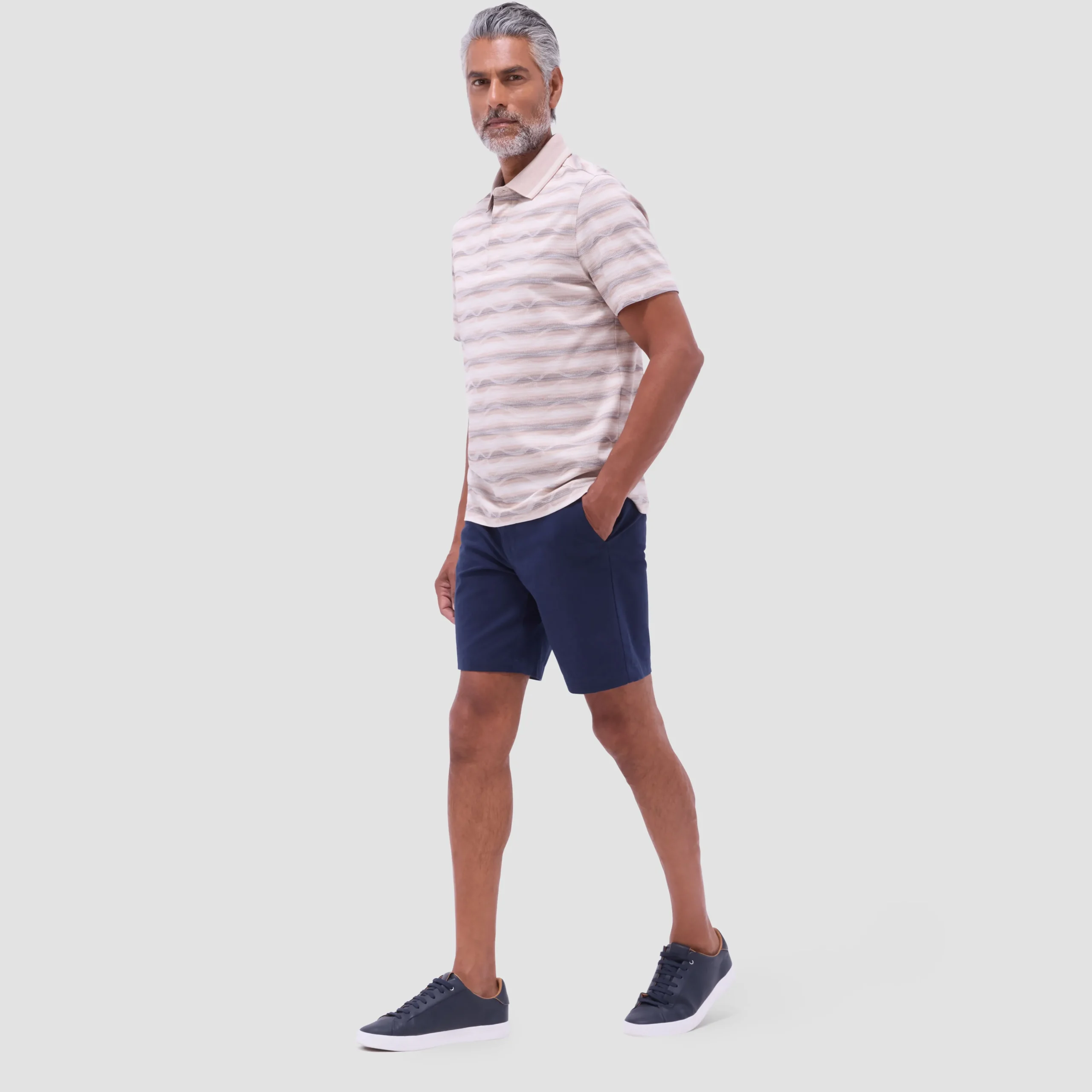 Wave Bird's Eye Polo Shirt