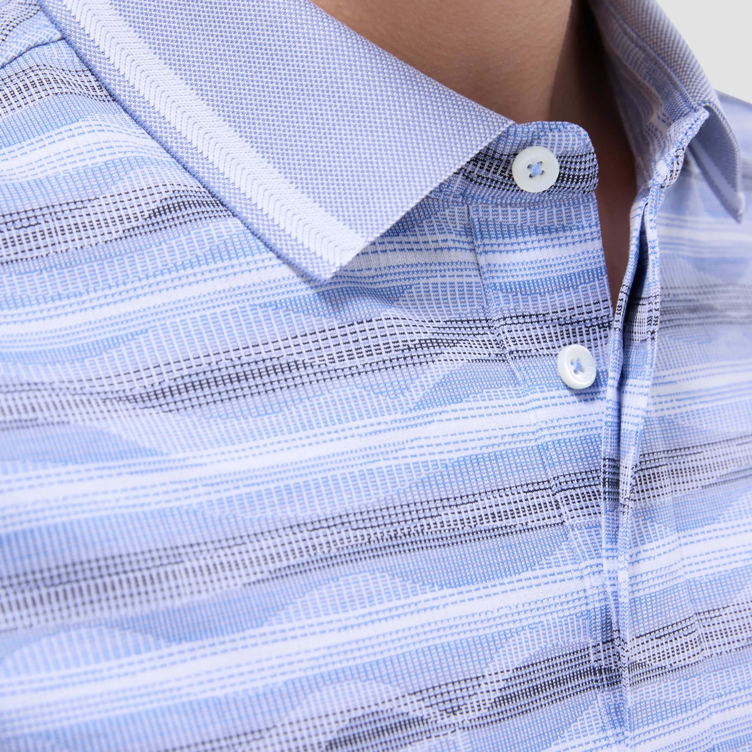 Wave Bird's Eye Polo Shirt