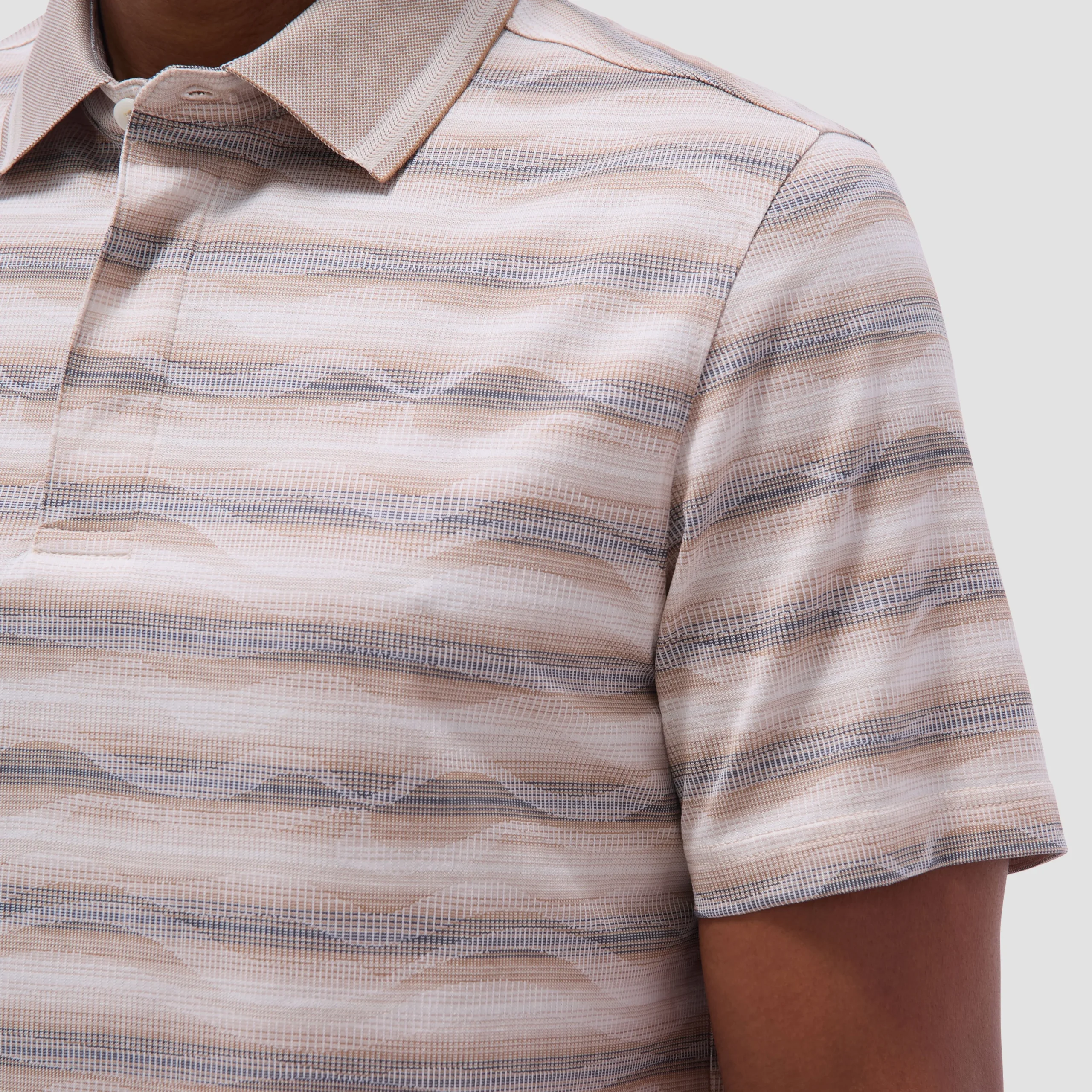 Wave Bird's Eye Polo Shirt