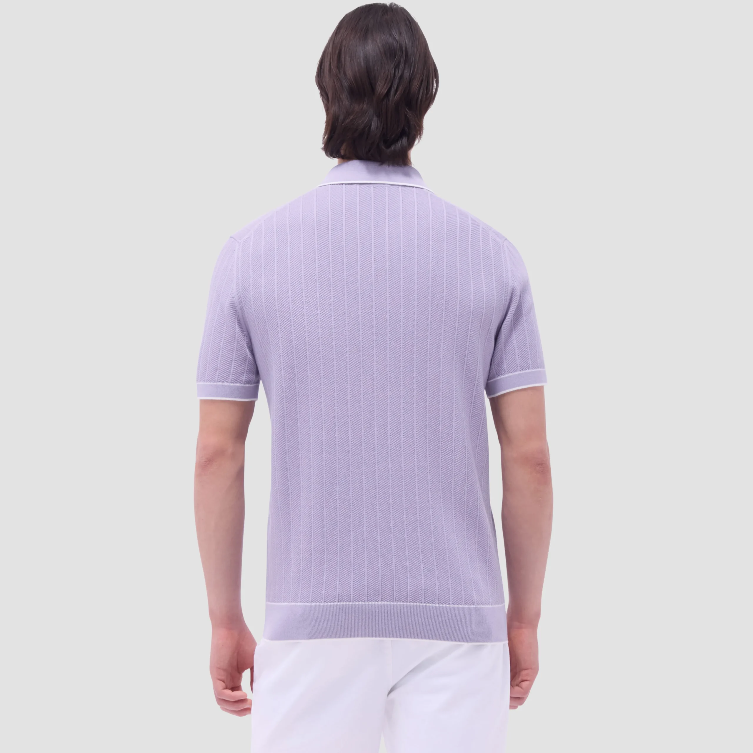 Wide Rib Short Sleeve Johnny Sweater