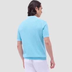 Wide Rib Short Sleeve Johnny Sweater