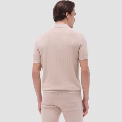 Wide Rib Short Sleeve Johnny Sweater