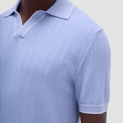 Wide Rib Short Sleeve Johnny Sweater