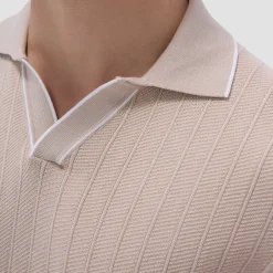 Wide Rib Short Sleeve Johnny Sweater