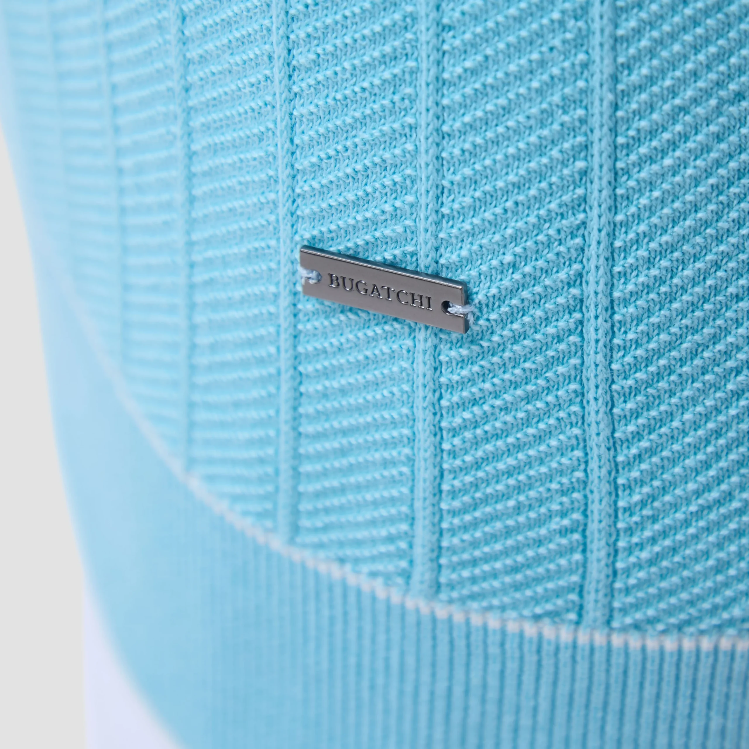 Wide Rib Short Sleeve Johnny Sweater