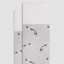 Wine Pour Mid-Calf Socks