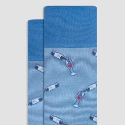 Wine Pour Mid-Calf Socks