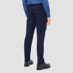 Wool Blend Knit Cargo Pants