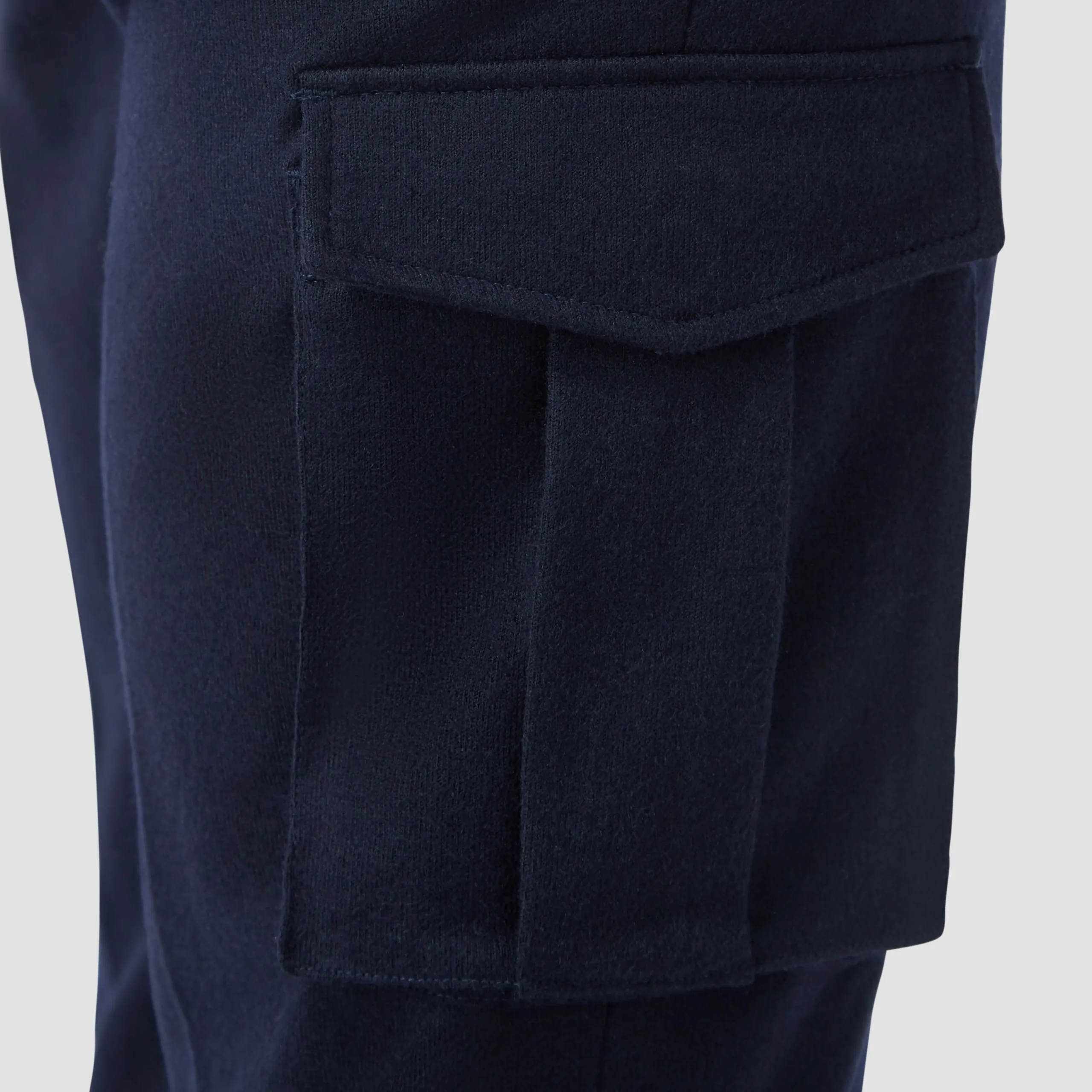 Wool Blend Knit Cargo Pants