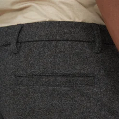 Wool Blend Knit Dress Pants